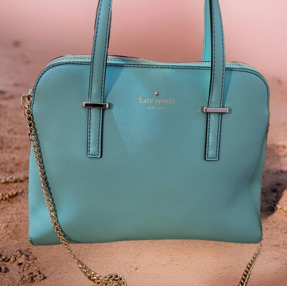 Kate Spade Cedar Street Maise Satchel with Gold Chain Crossbody . - Picture 4 of 4